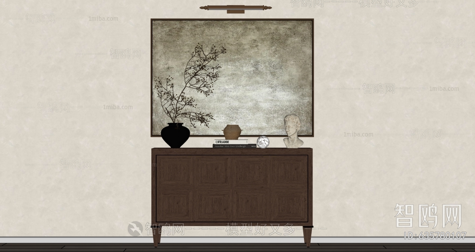 Simple European Style Side Cabinet