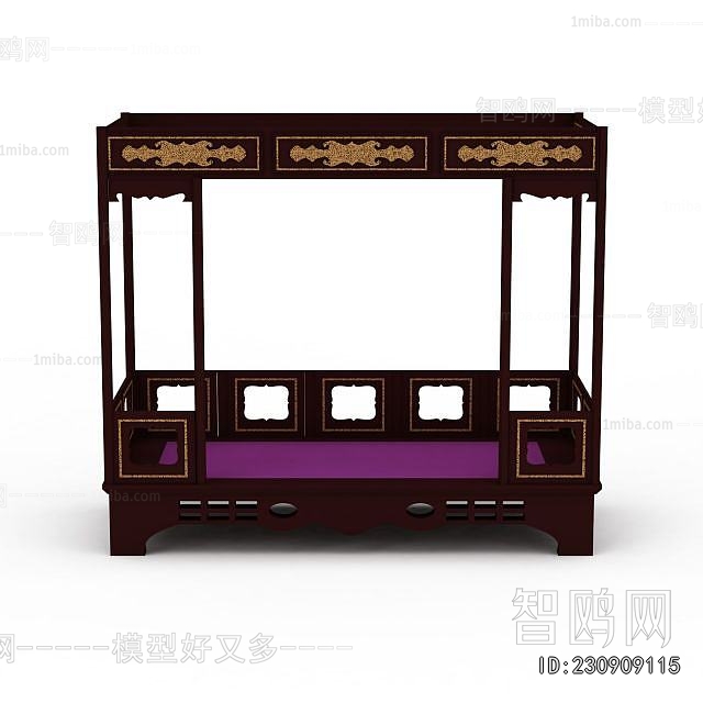 New Chinese Style Arhat Bed