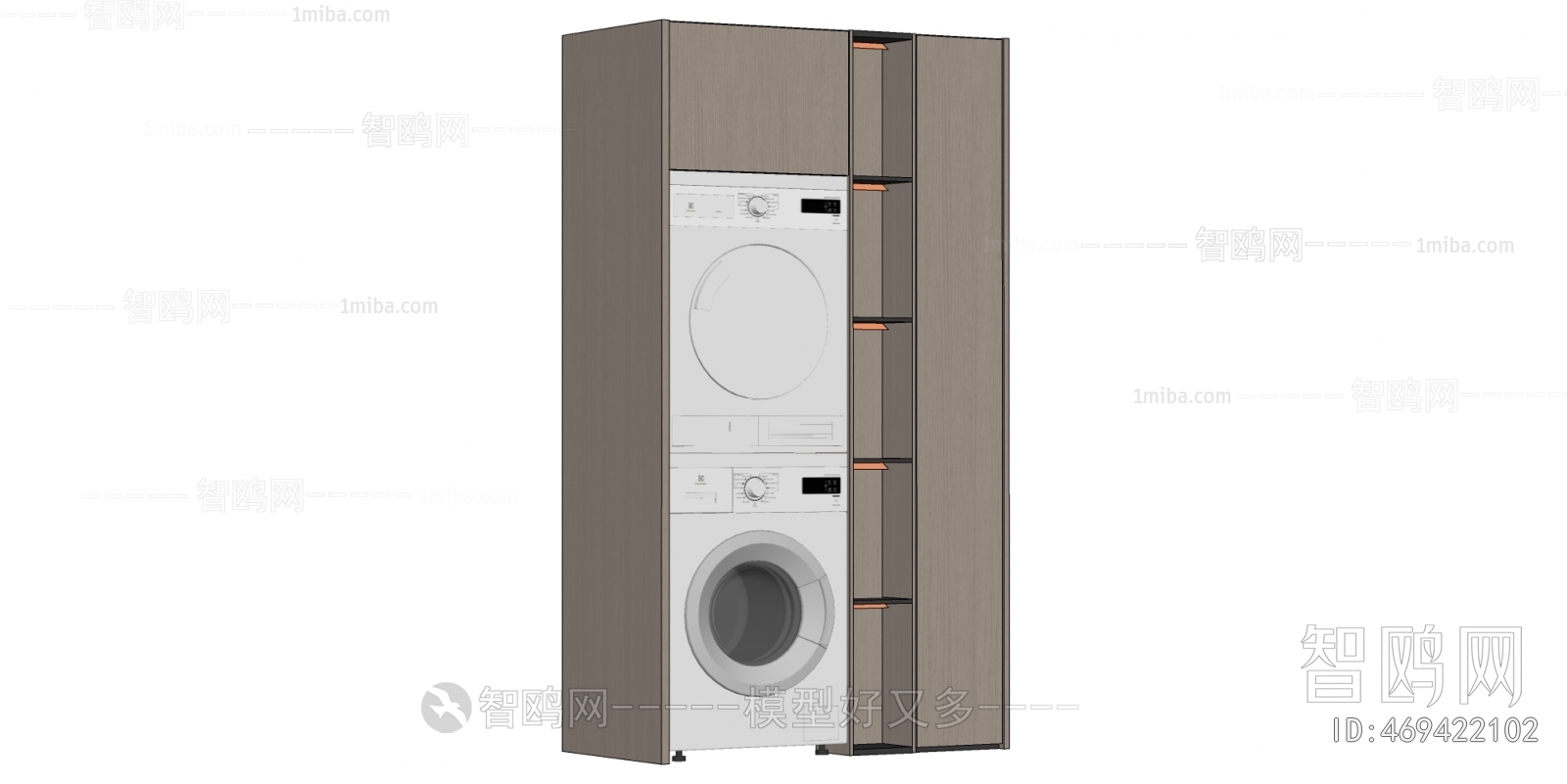 Modern Laundry Cabinet