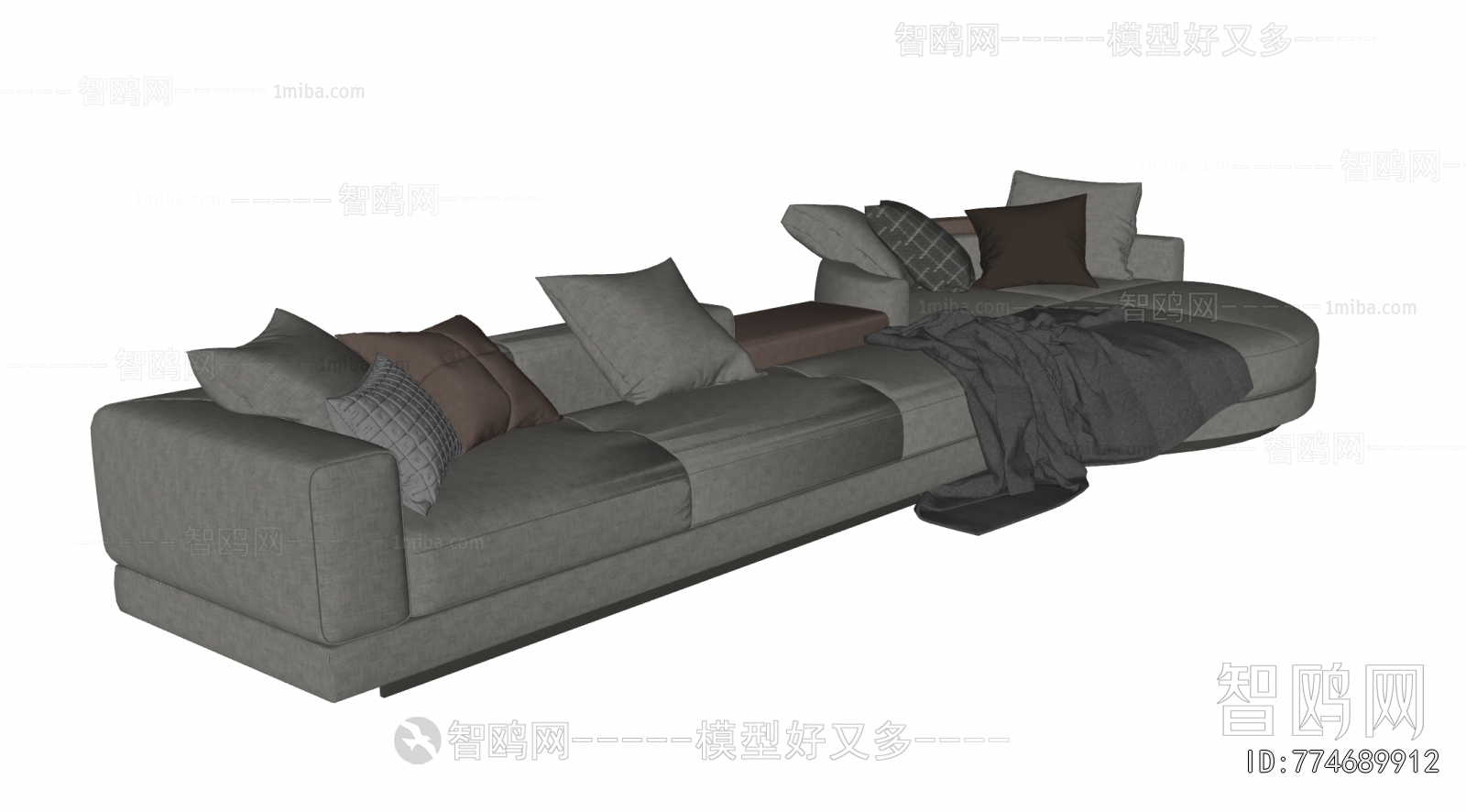 Modern Multi Person Sofa