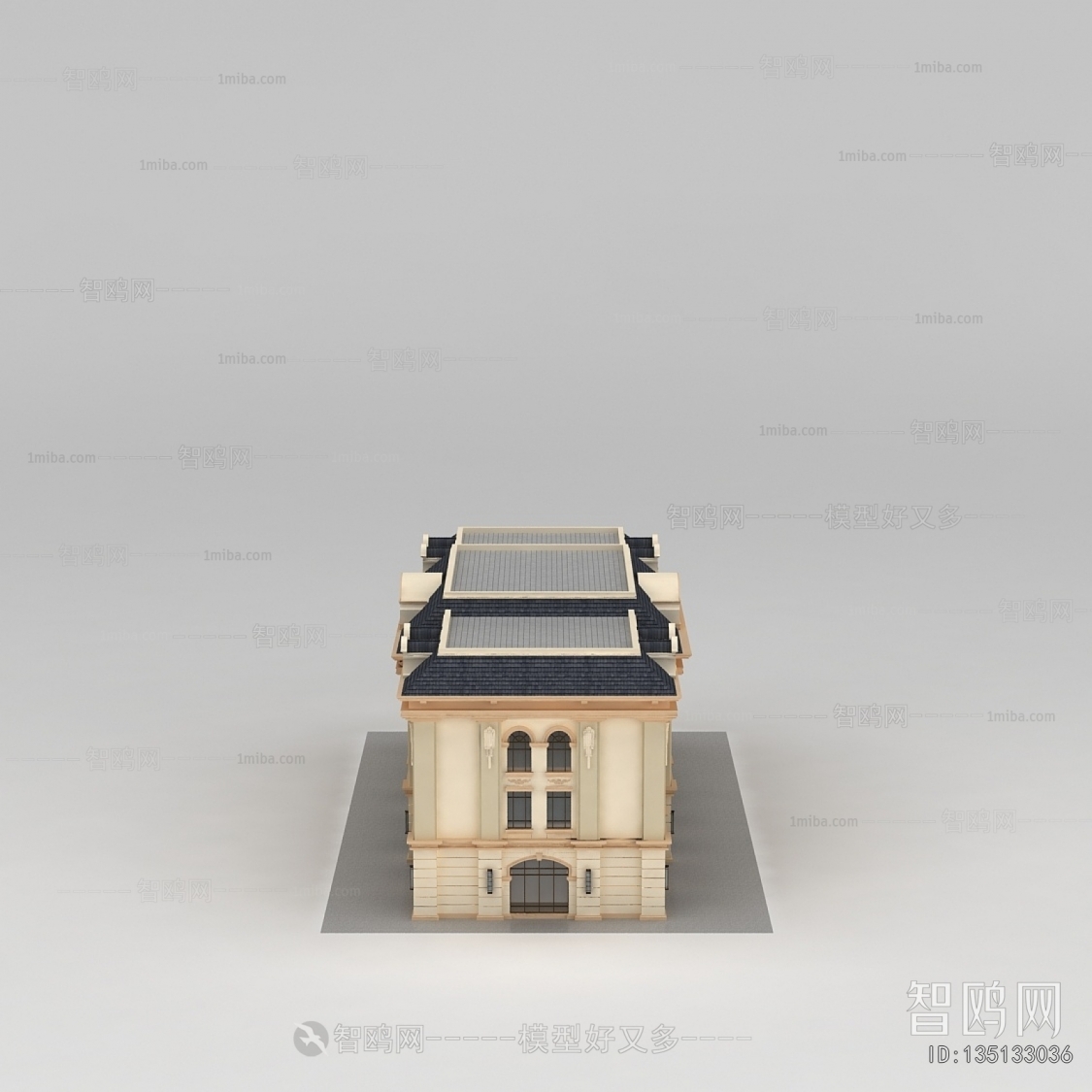 European Style Appearance Of Commercial Building