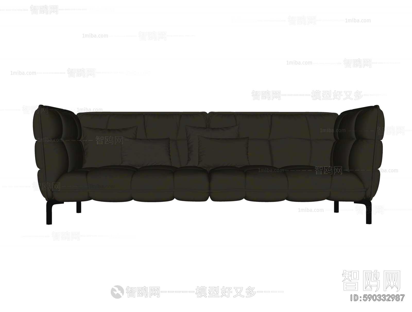 Modern Three-seat Sofa