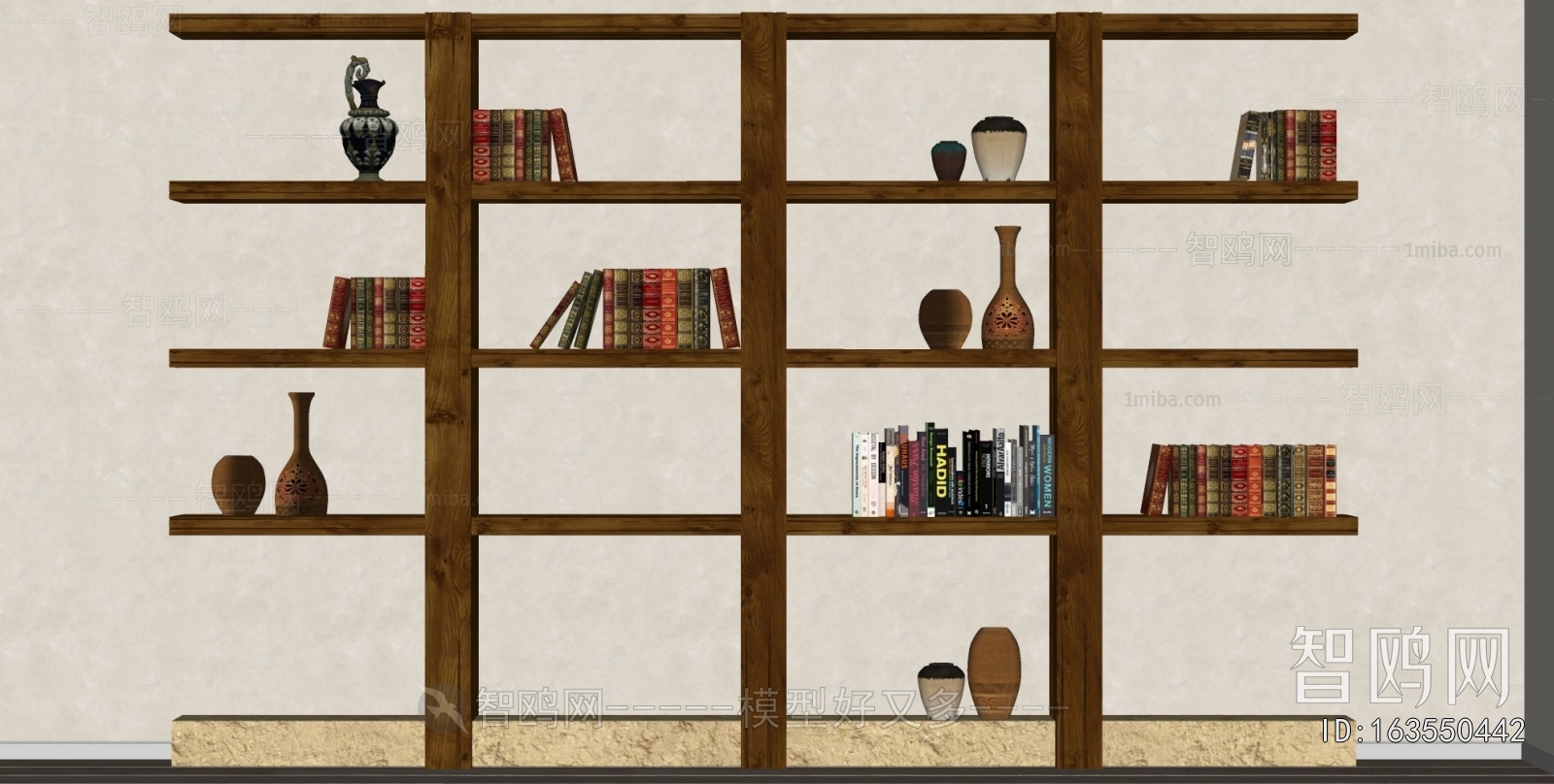 Wabi-sabi Style Bookshelf