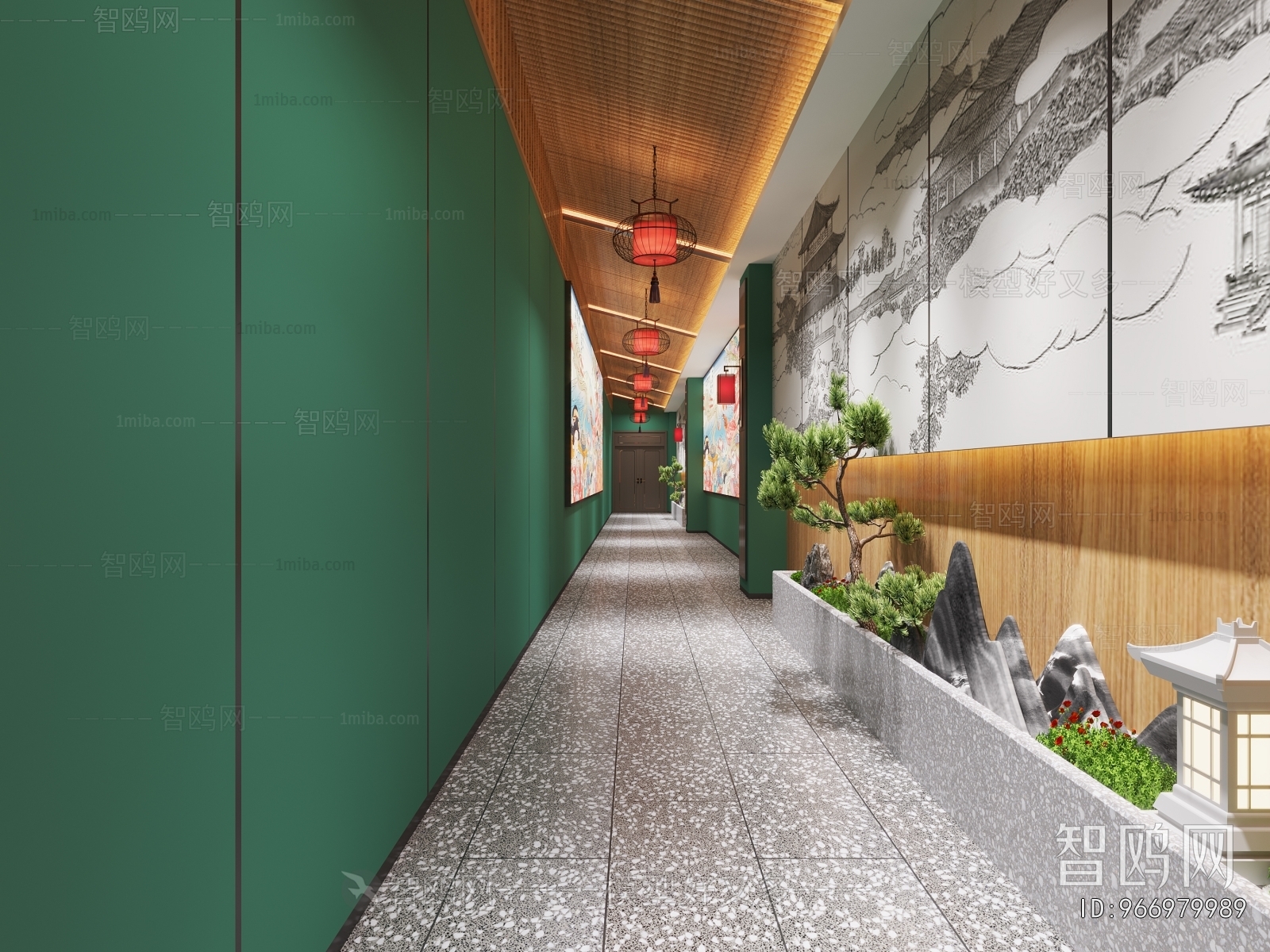 New Chinese Style Corridor