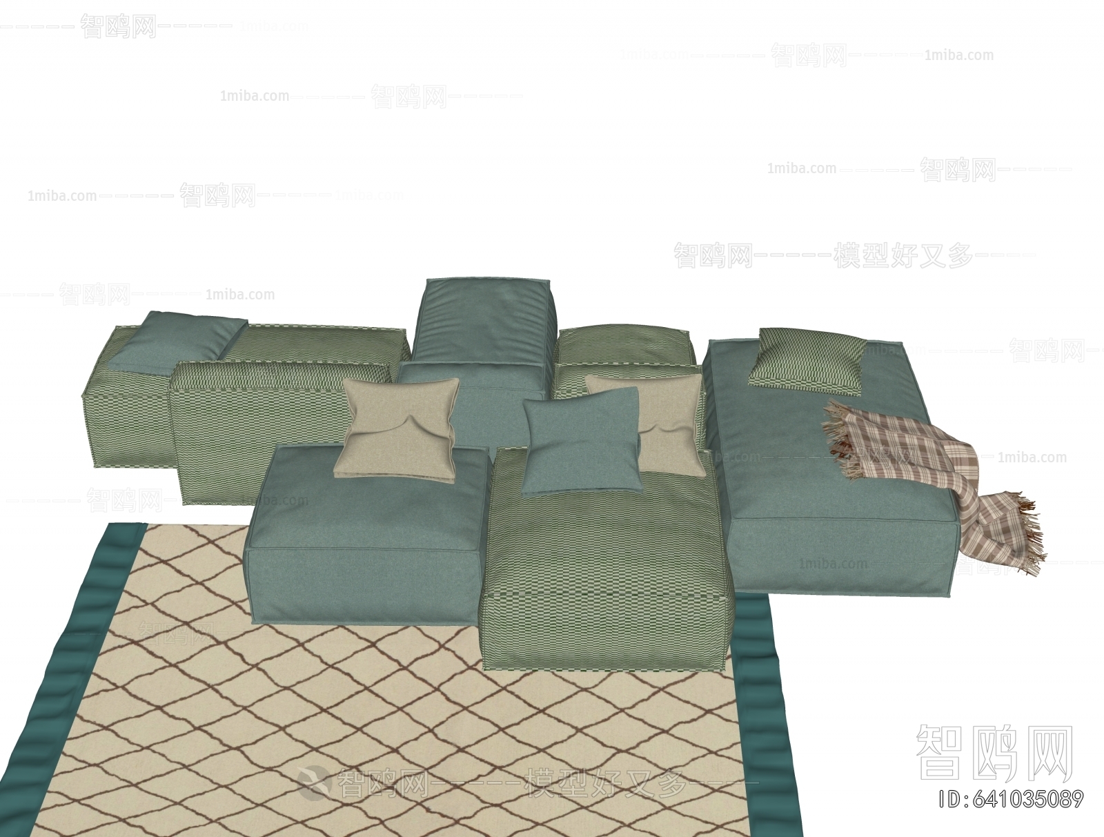 Modern Multi Person Sofa