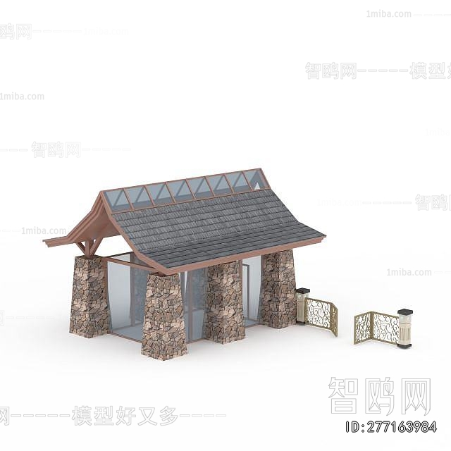 New Chinese Style Security Booth