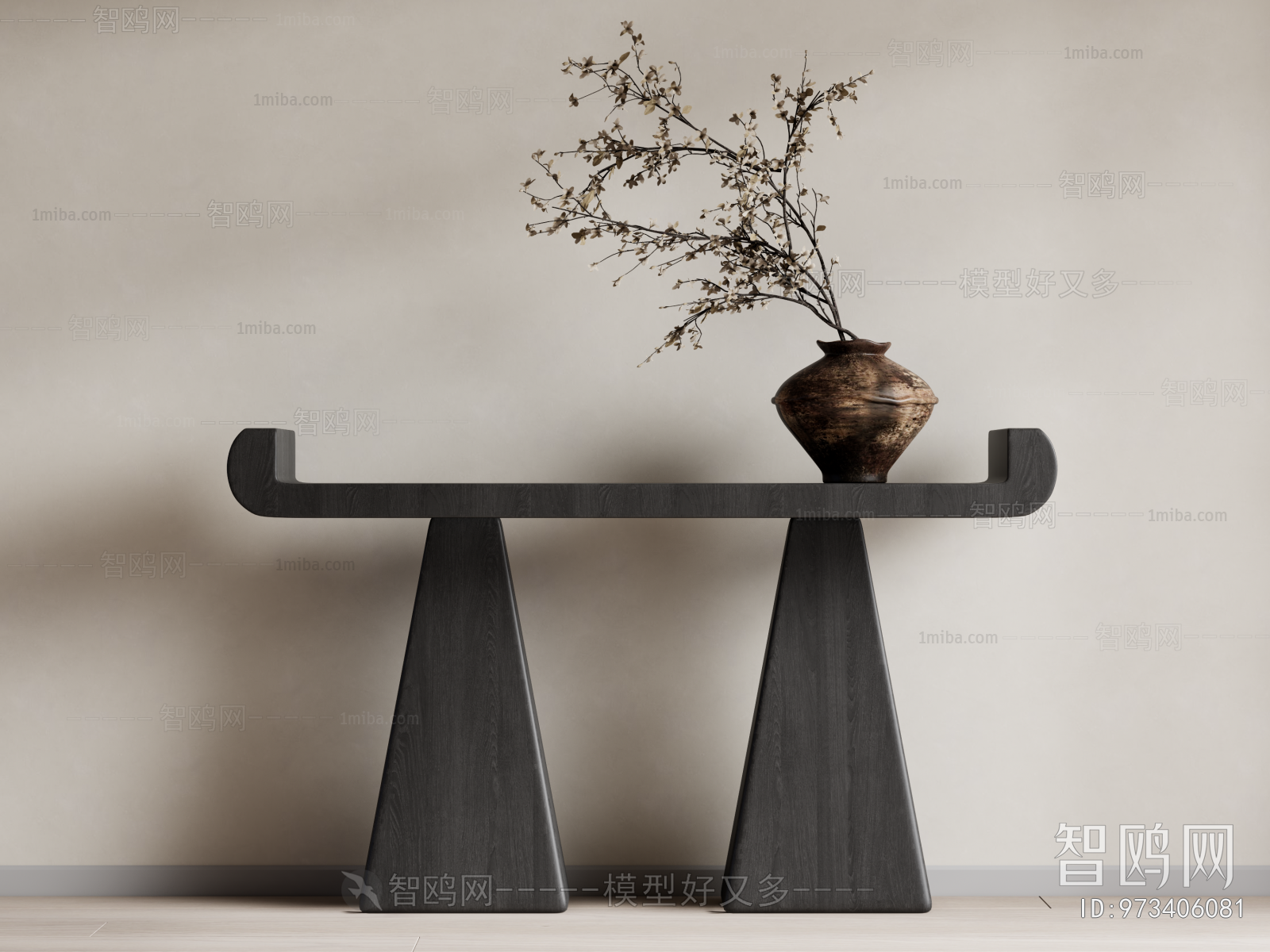 Wabi-sabi Style Console