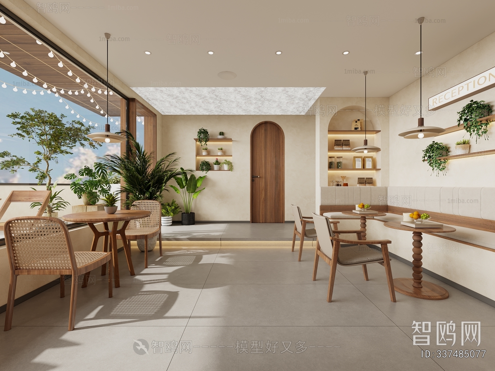 Wabi-sabi Style Dessert Shop