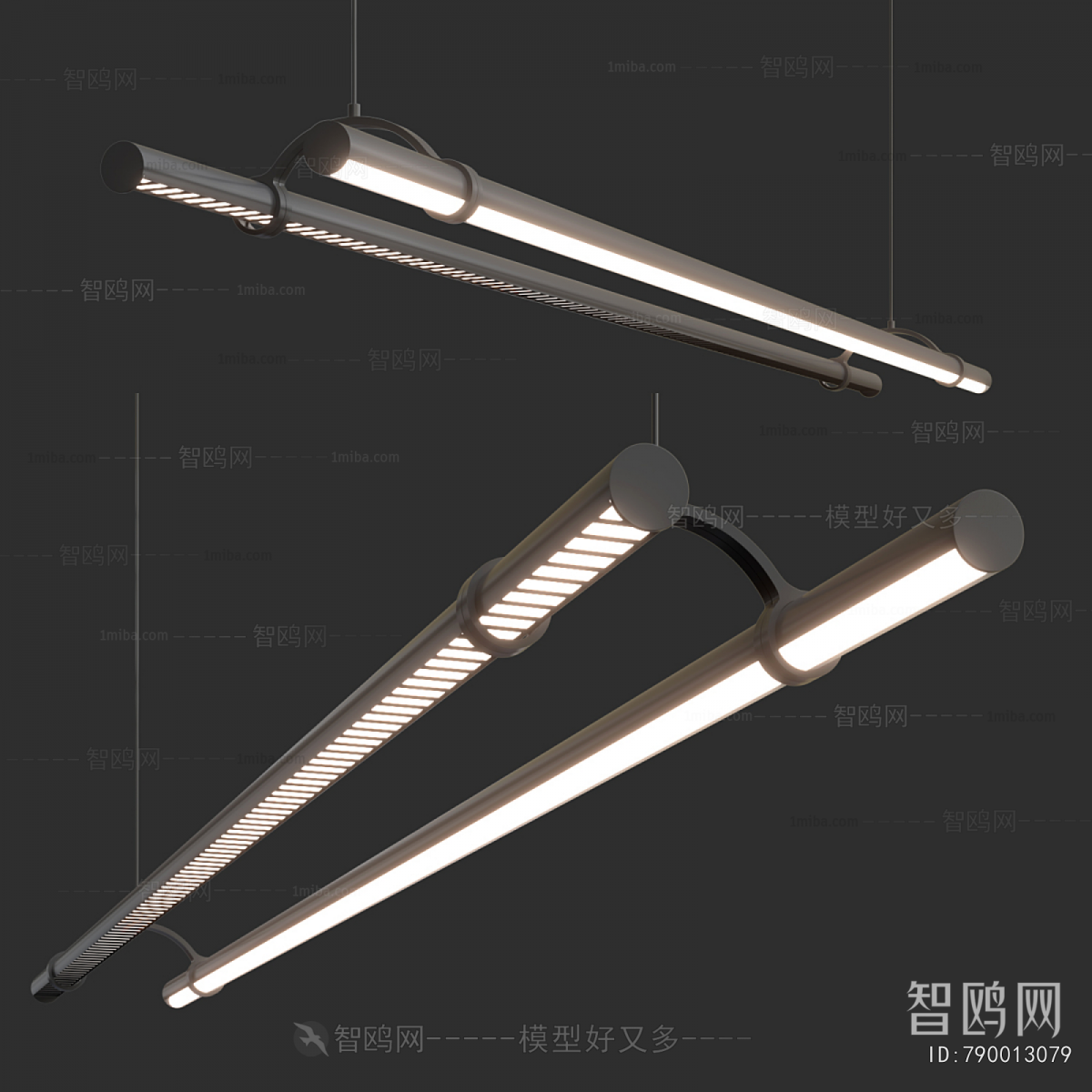 Modern Long Chandelier