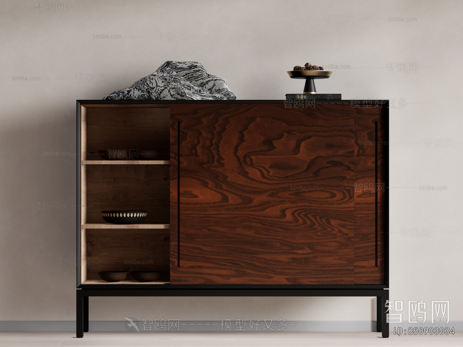 New Chinese Style Side Cabinet