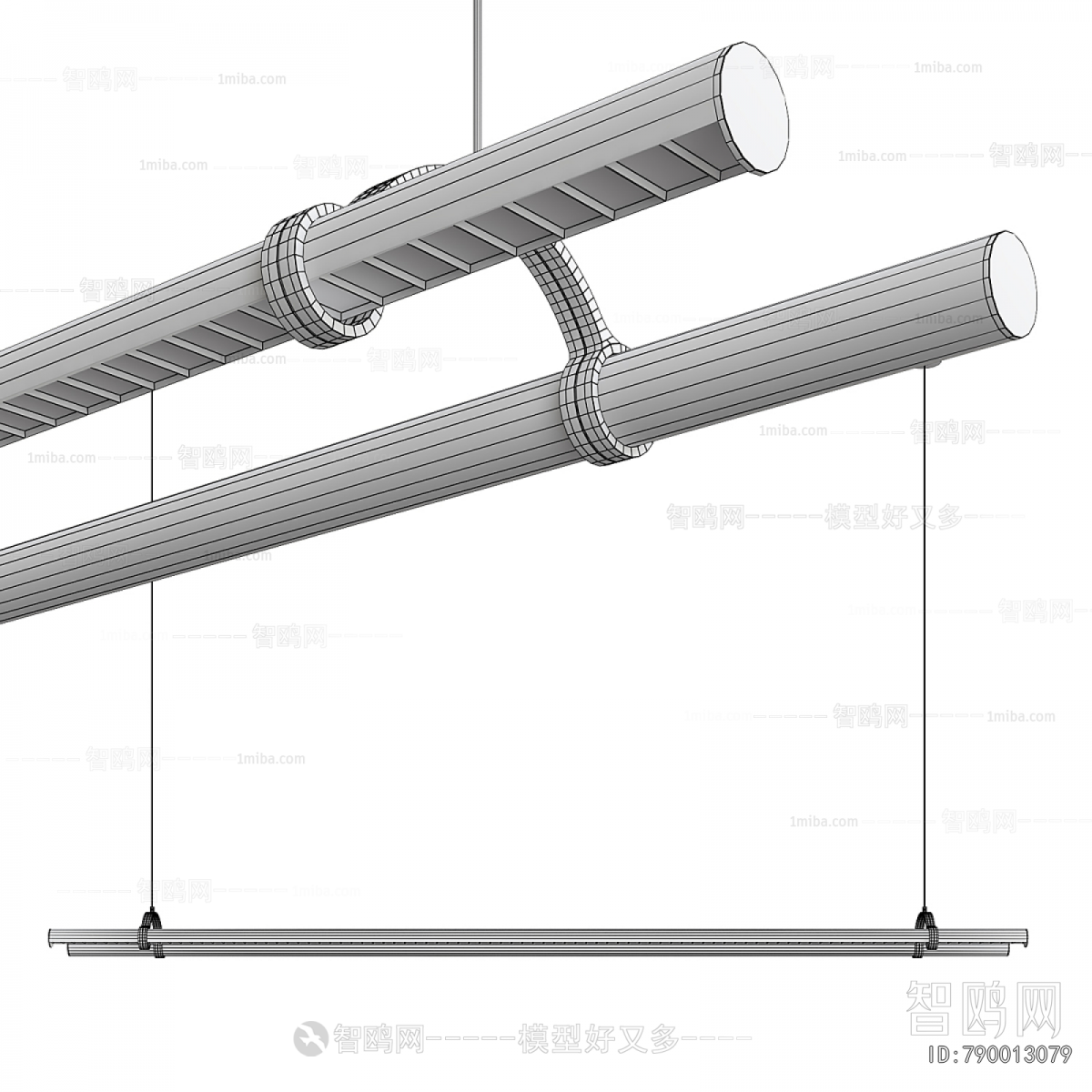 Modern Long Chandelier