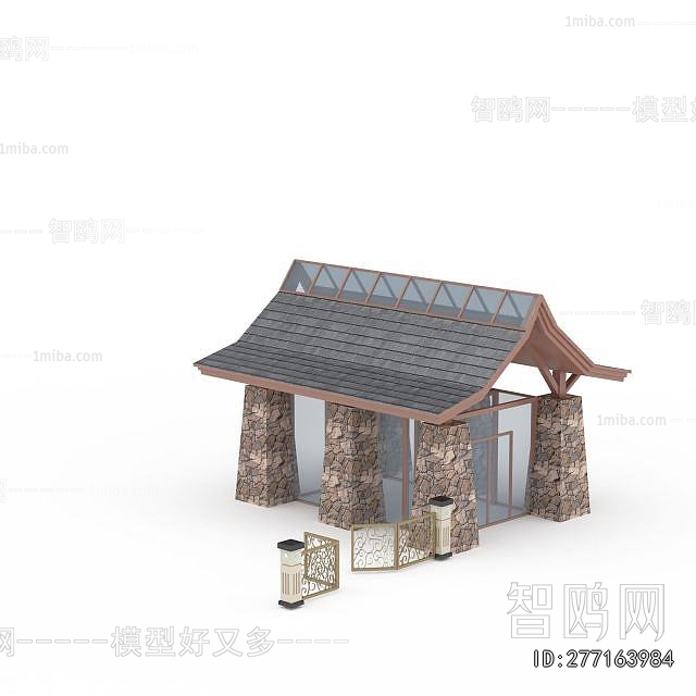 New Chinese Style Security Booth
