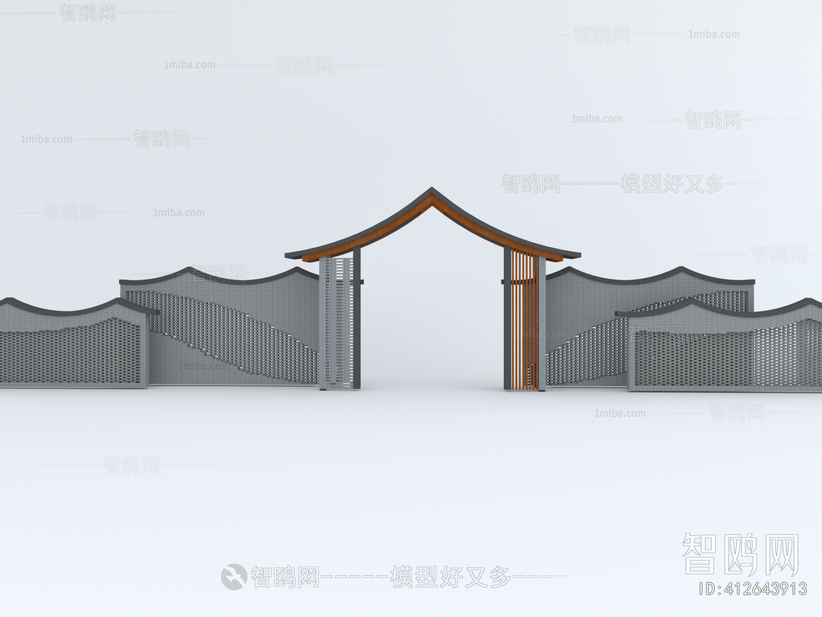 New Chinese Style Gate