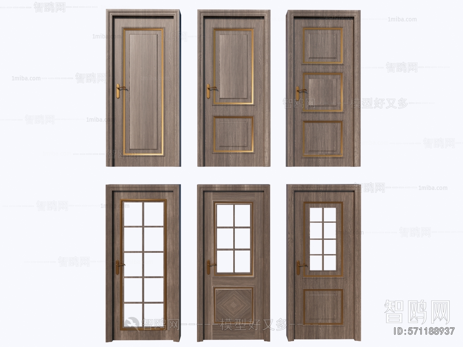 New Chinese Style Single Door