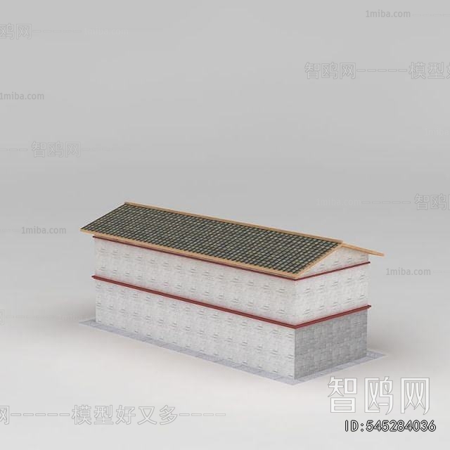 New Chinese Style Appearance Of Commercial Building