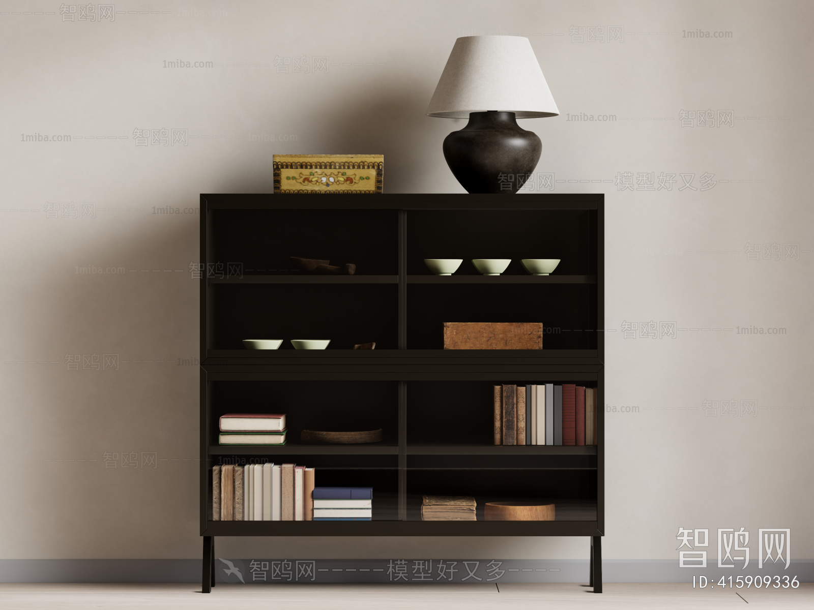 Wabi-sabi Style Decorative Cabinet