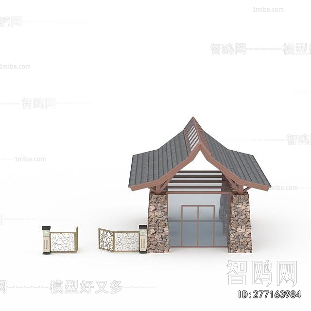 New Chinese Style Security Booth