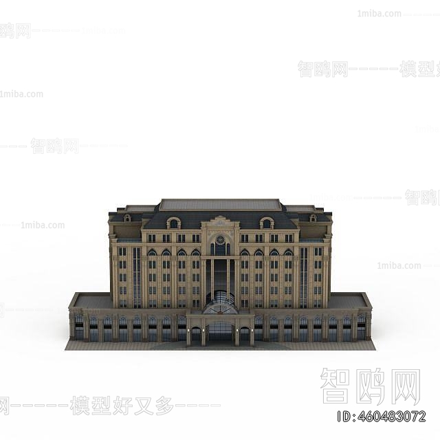 European Style Appearance Of Commercial Building