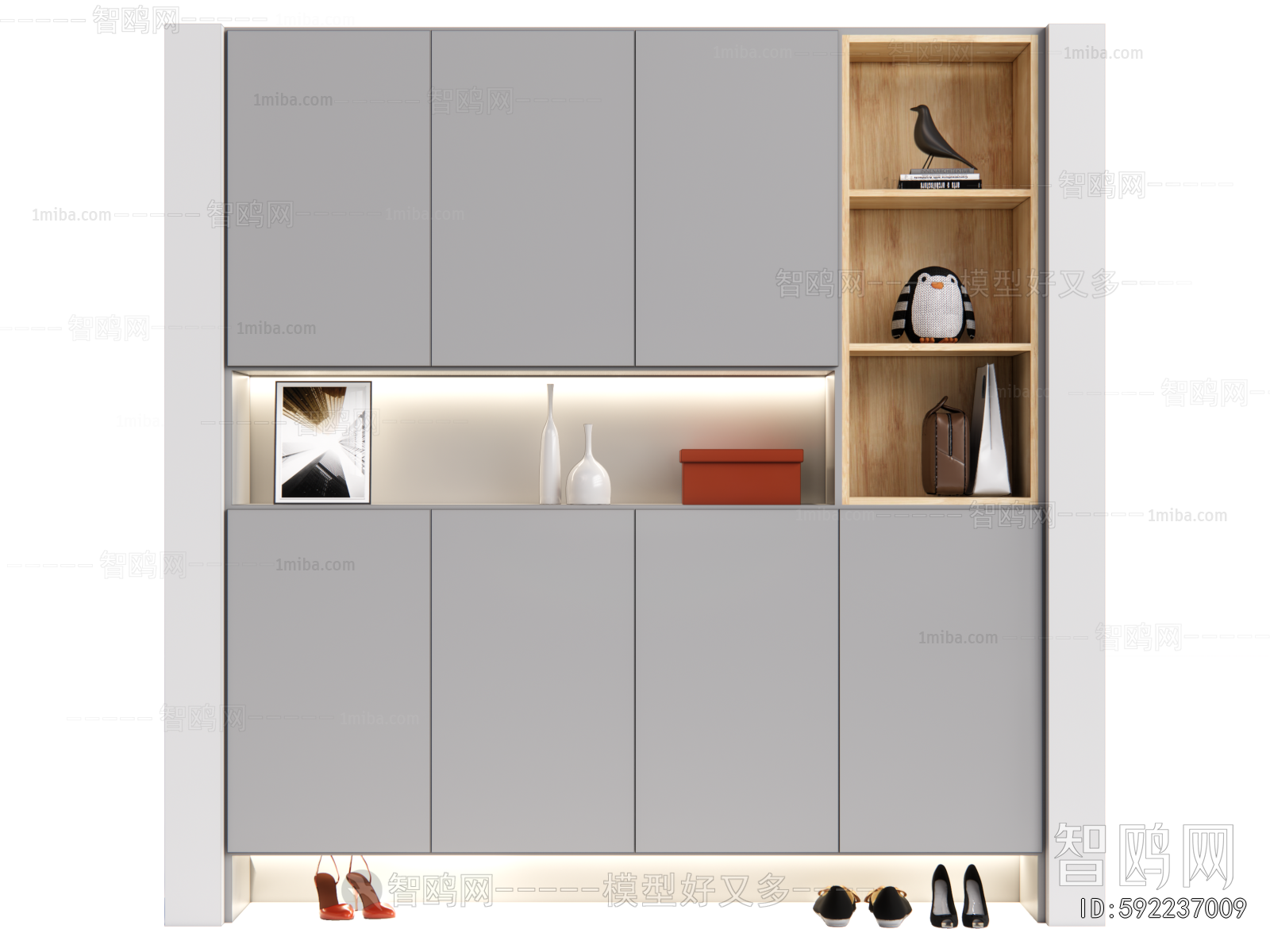 Modern Shoe Cabinet