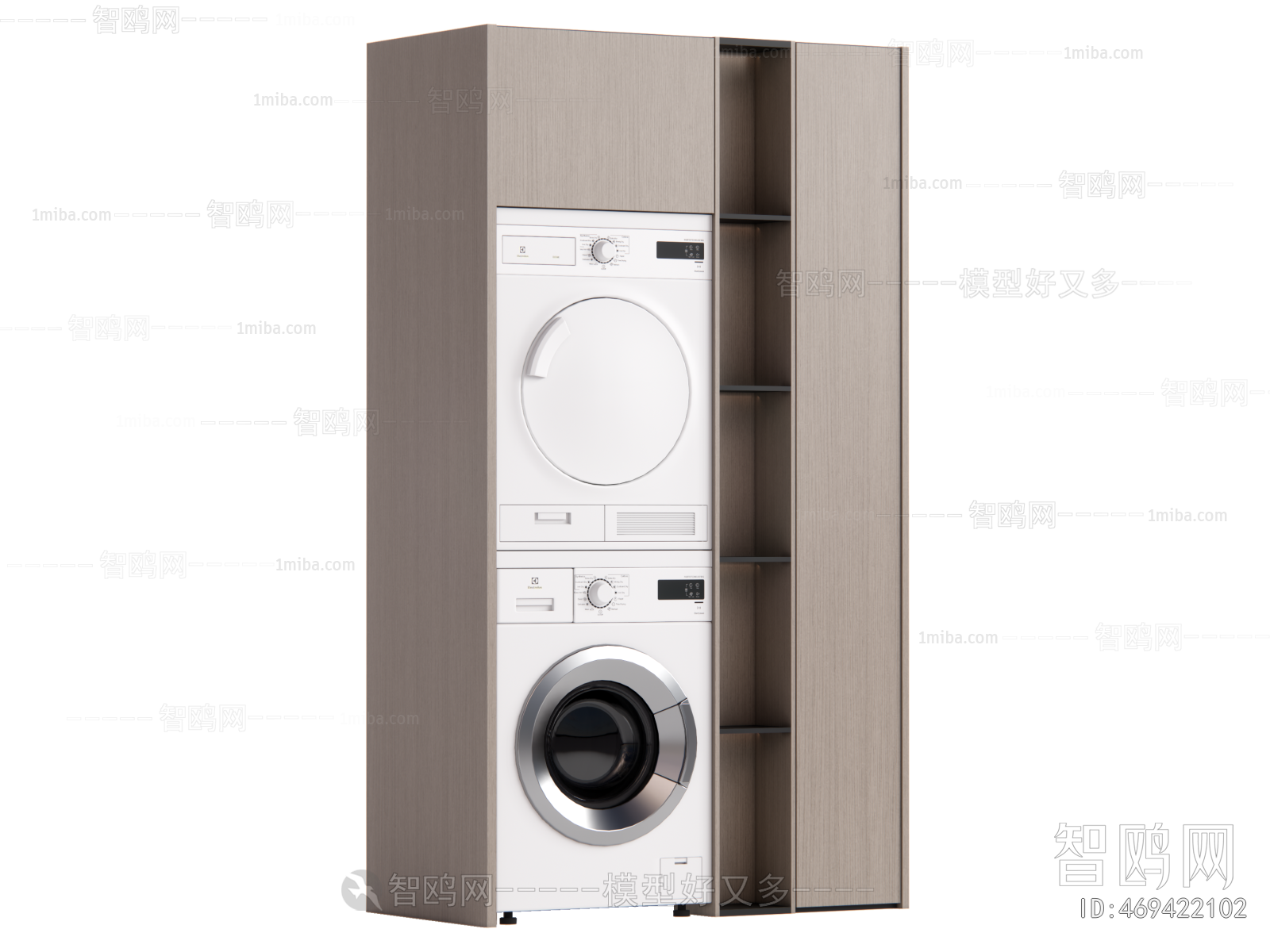 Modern Laundry Cabinet