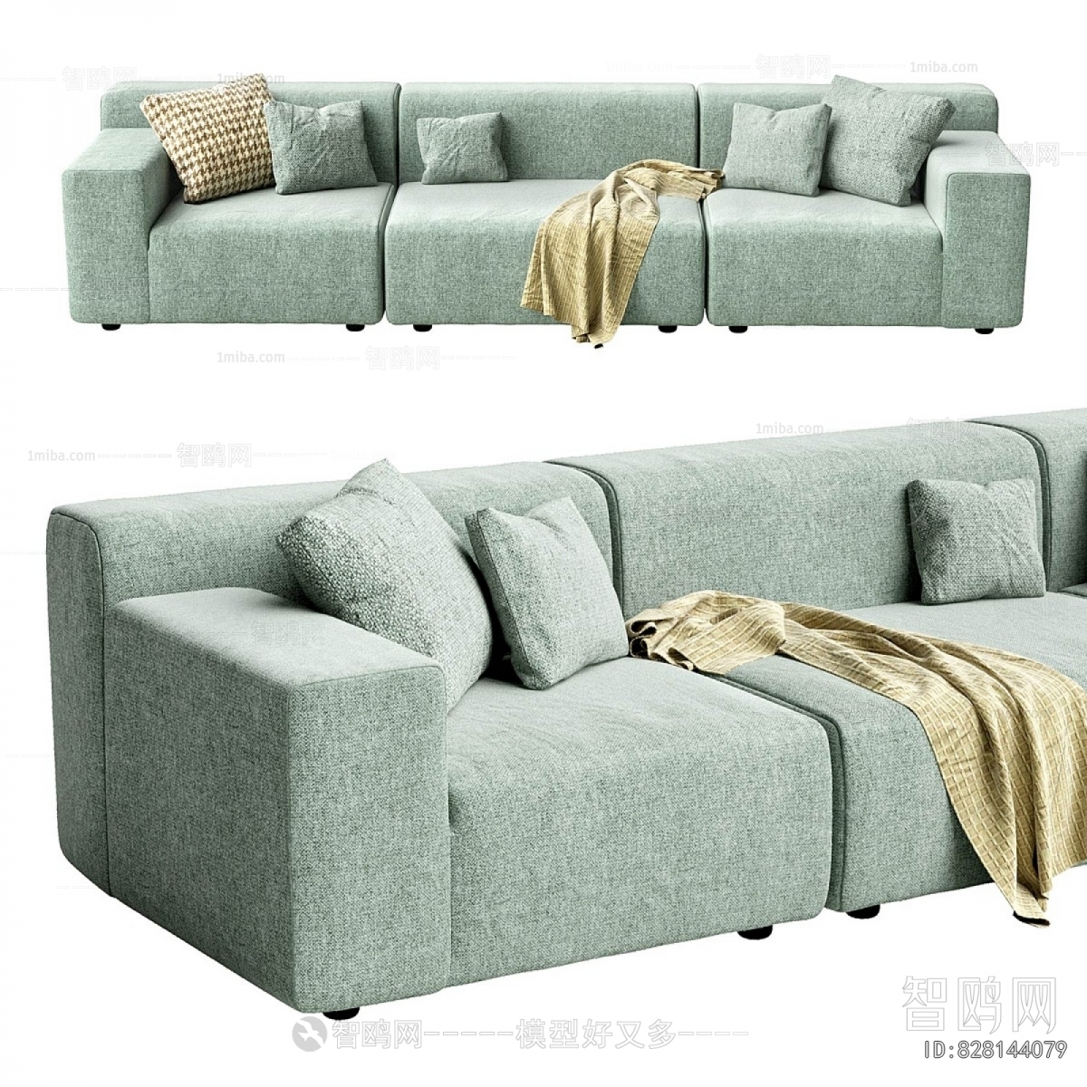 Modern Three-seat Sofa