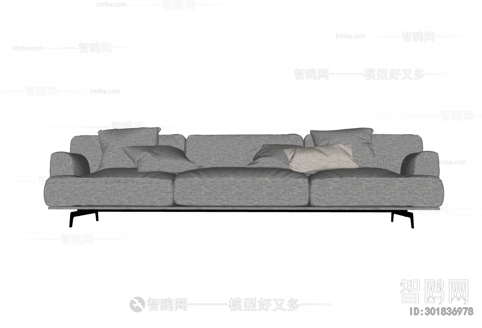 Modern Three-seat Sofa
