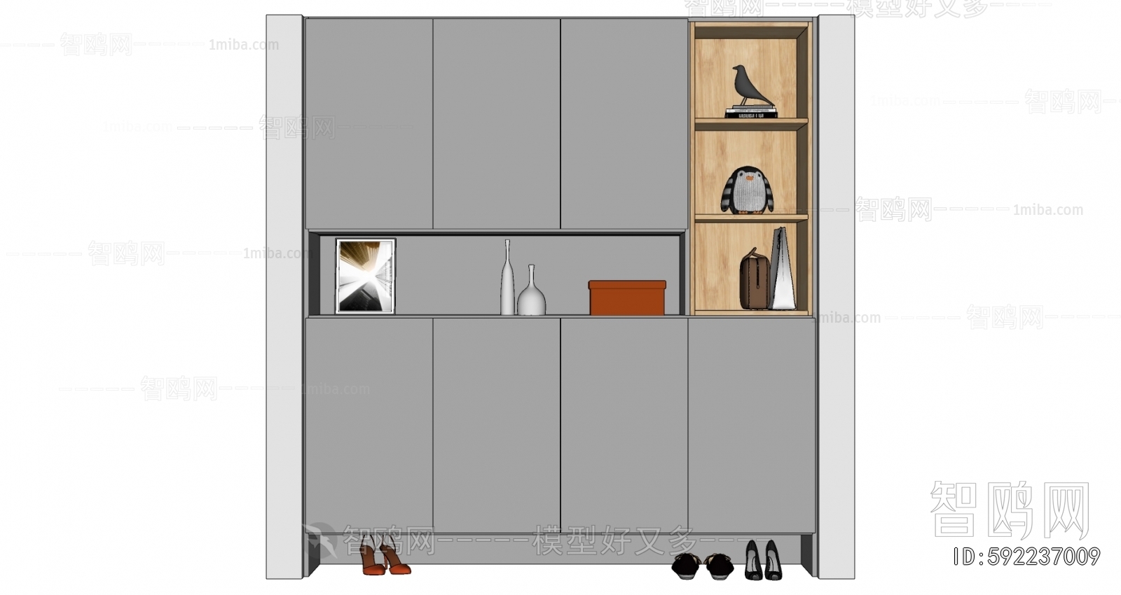 Modern Shoe Cabinet