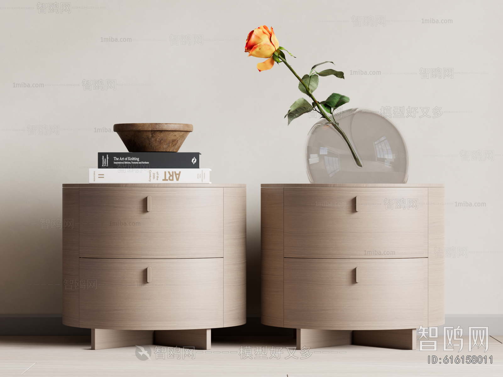 Modern Bedside Cupboard