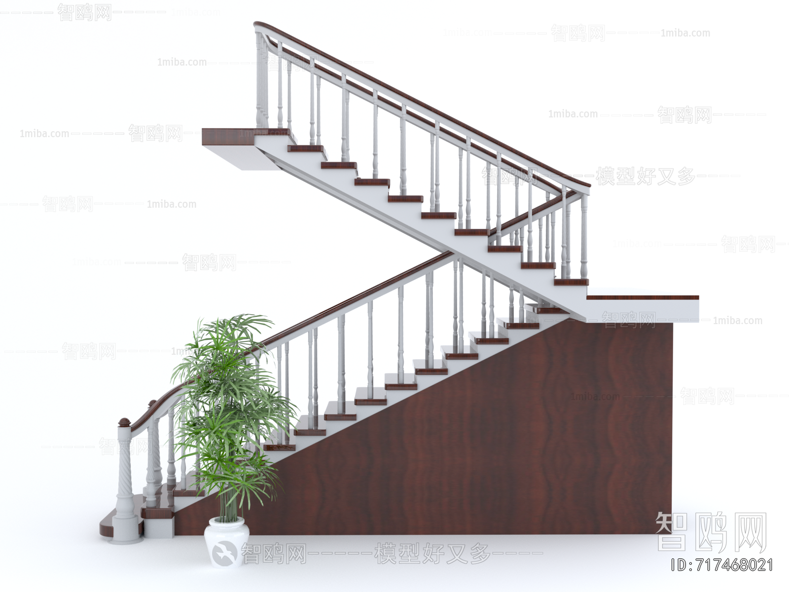 Simple European Style Staircase
