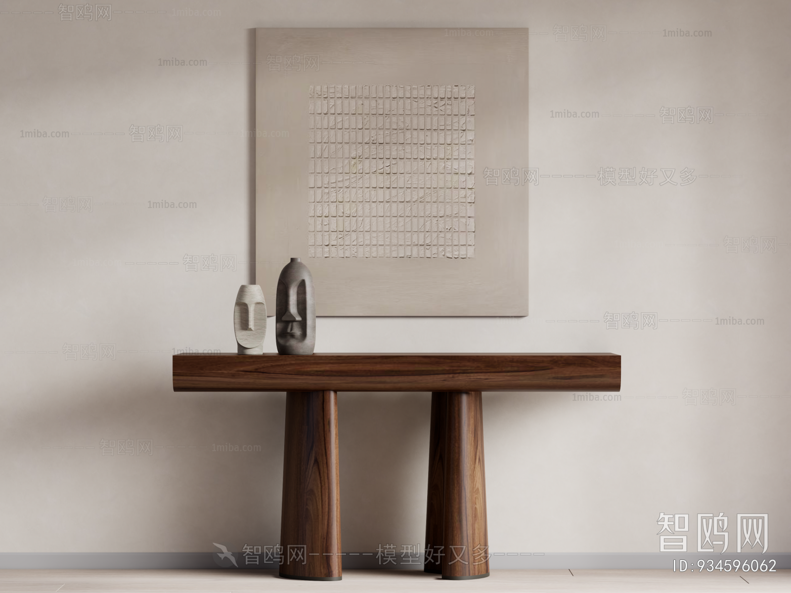 Wabi-sabi Style Console