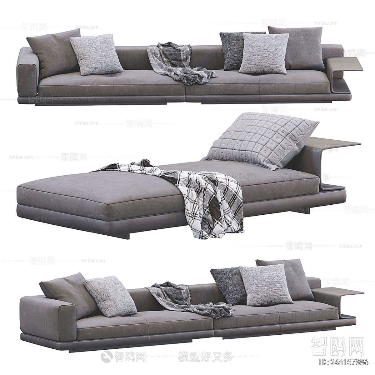 Modern Multi Person Sofa