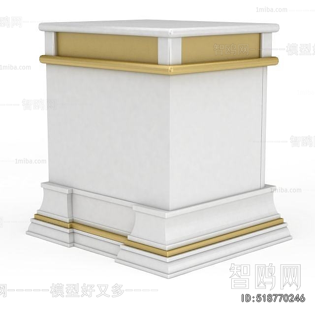 European Style Bedside Cupboard