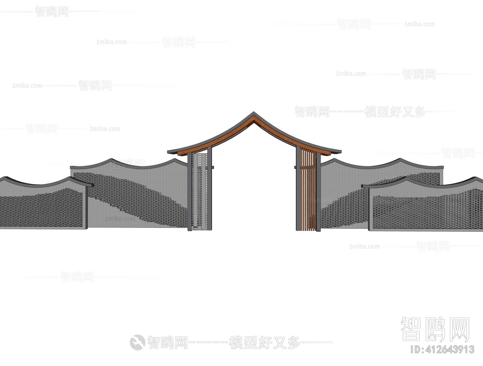 New Chinese Style Gate