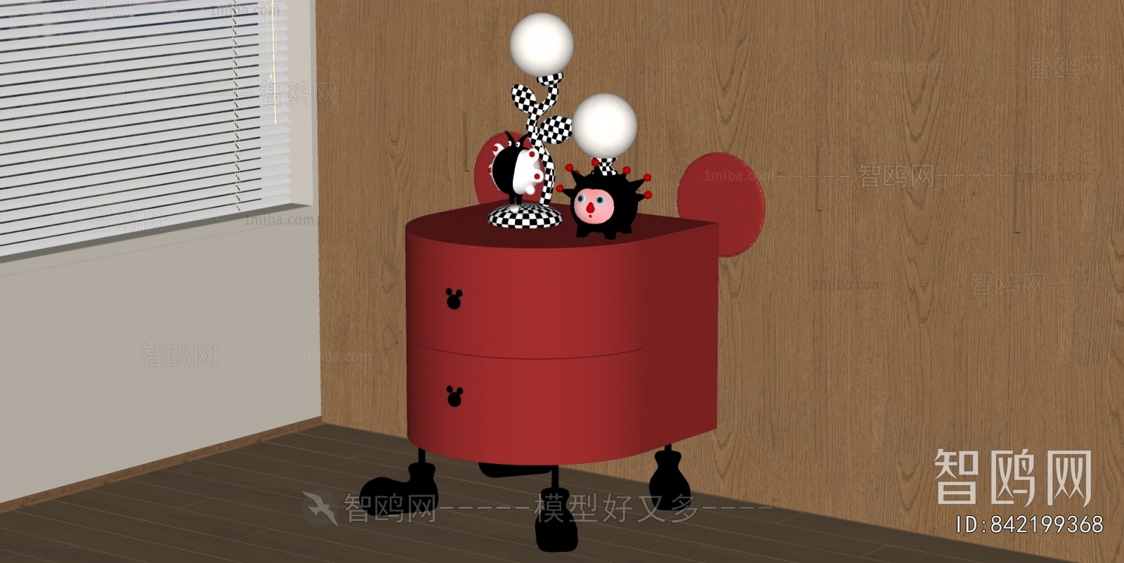 Modern Bedside Cupboard