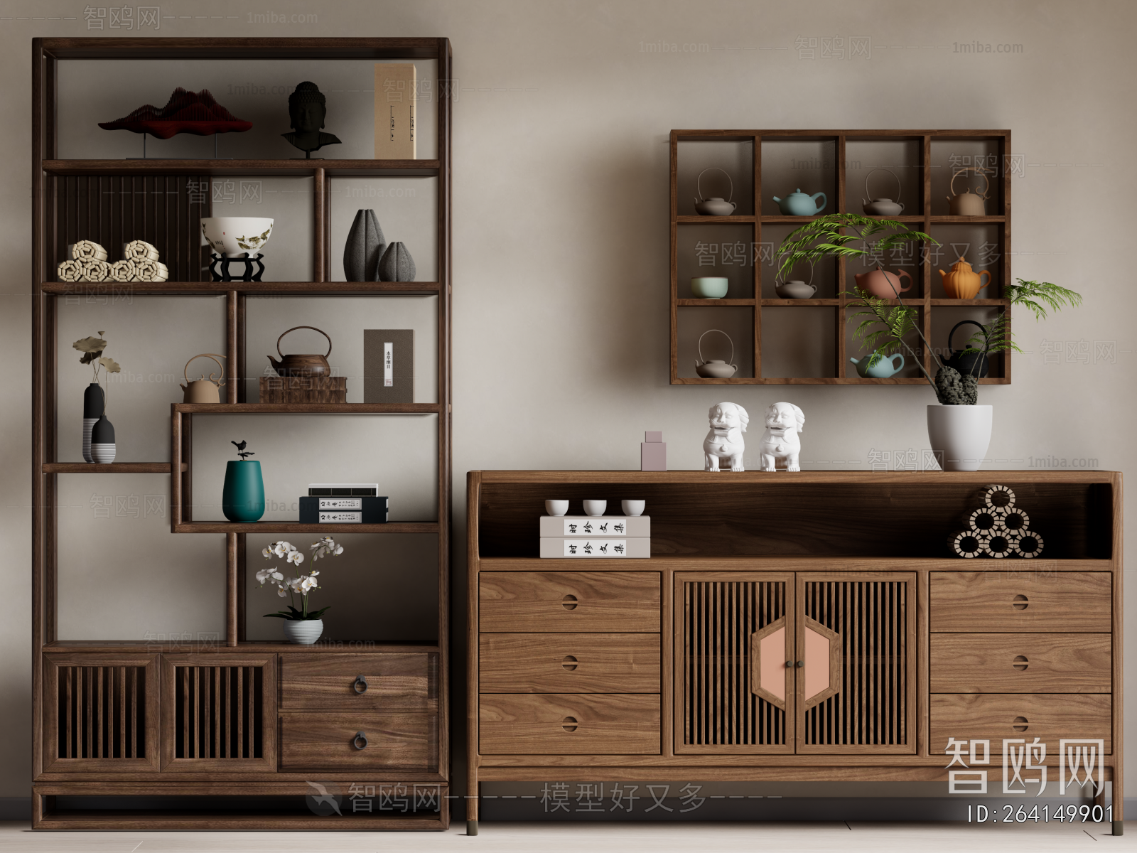 New Chinese Style Antique Rack