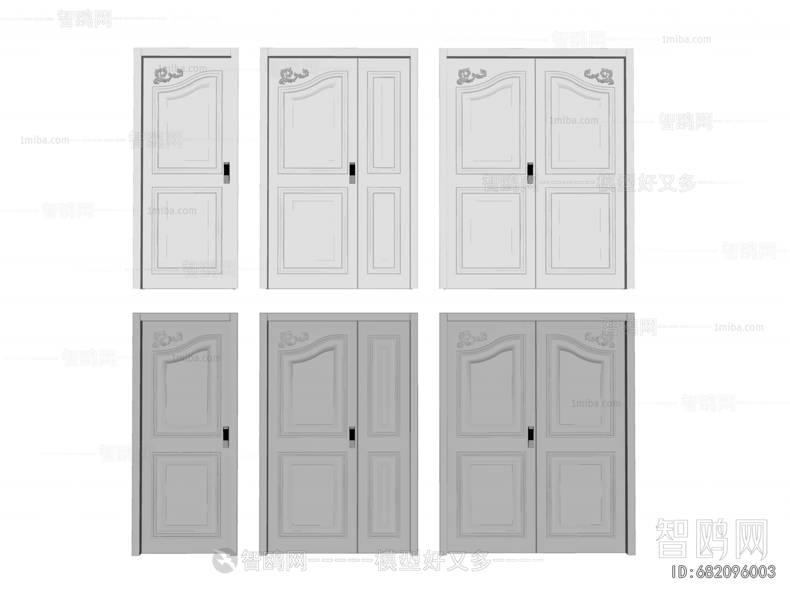 Simple European Style Door