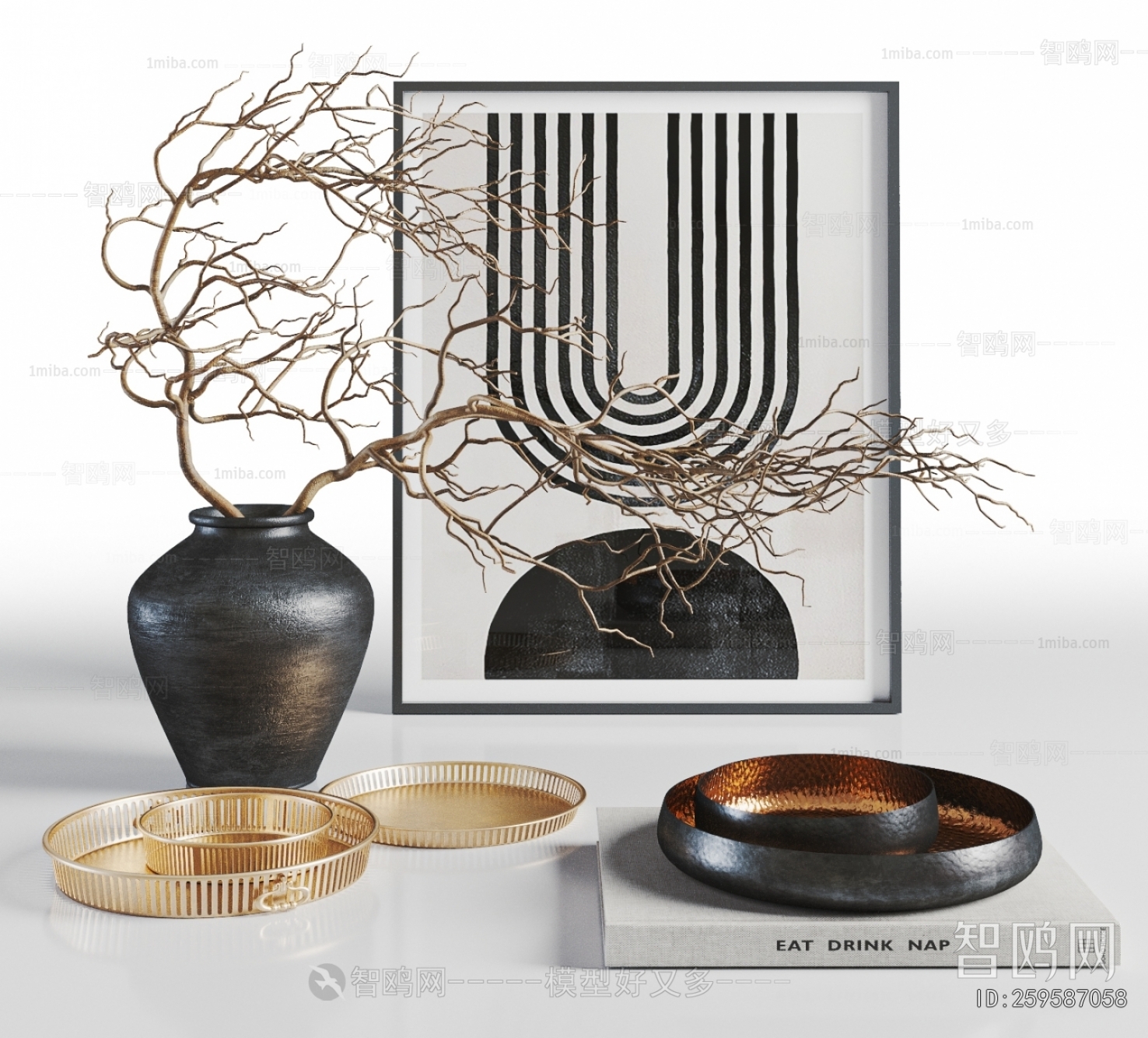 Wabi-sabi Style Decorative Set