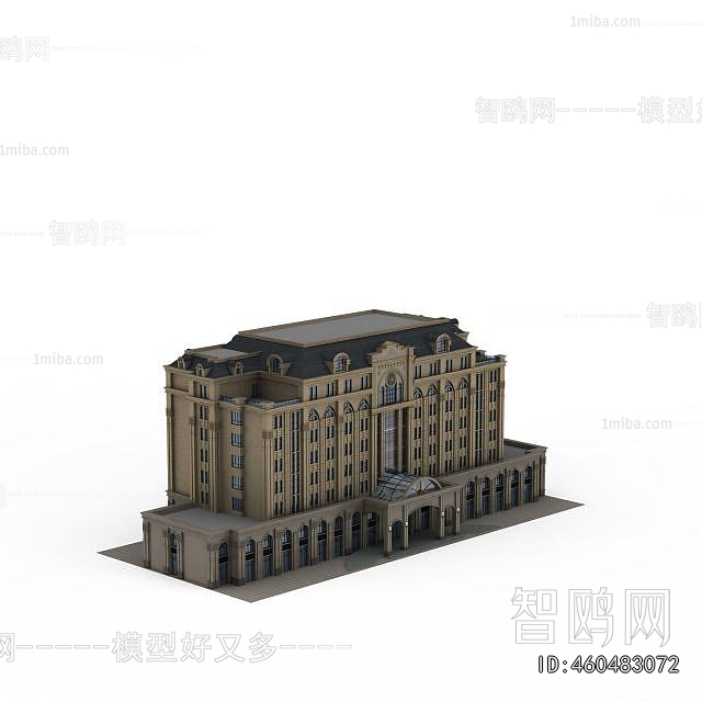 European Style Appearance Of Commercial Building