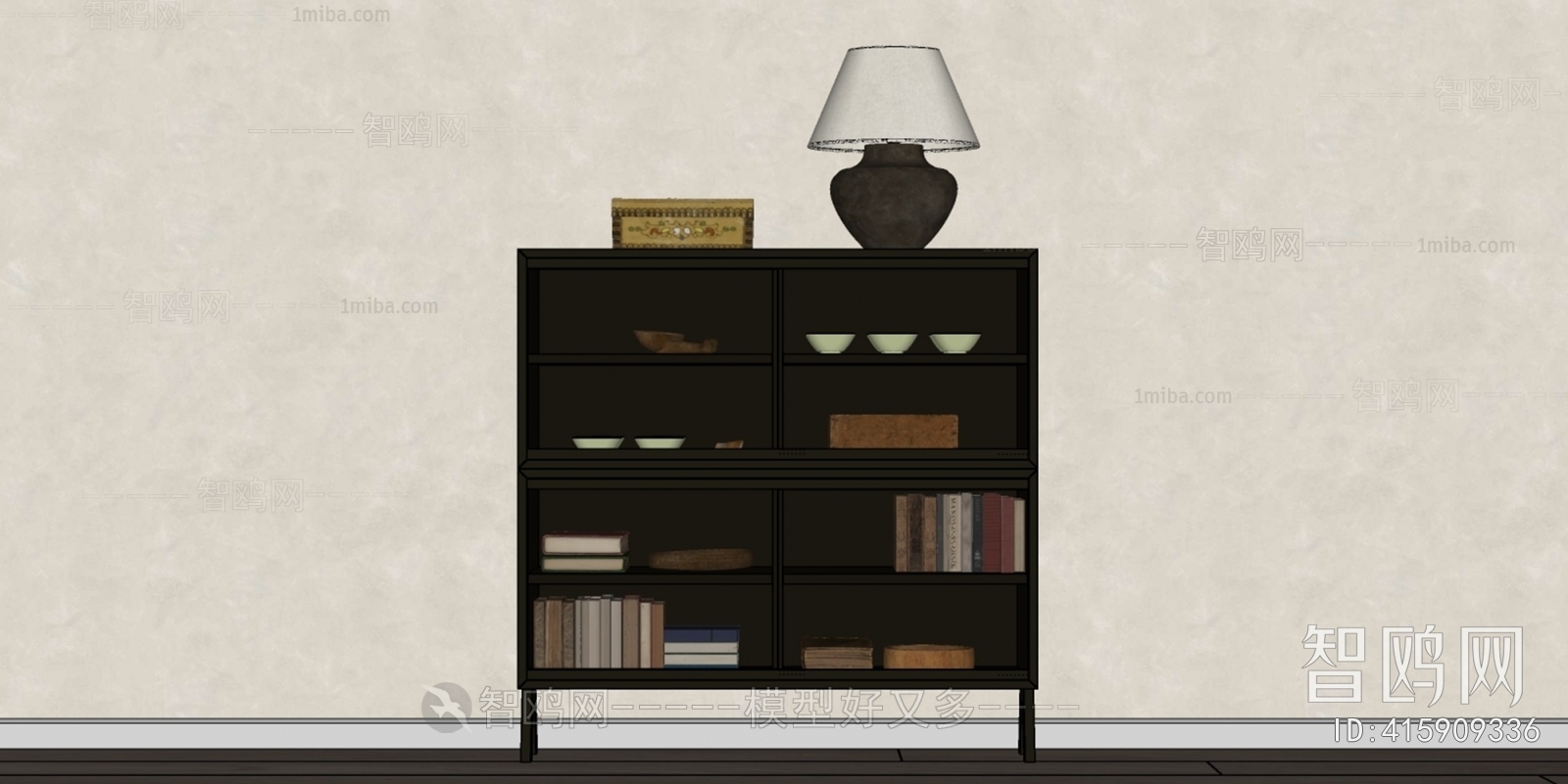 Wabi-sabi Style Decorative Cabinet