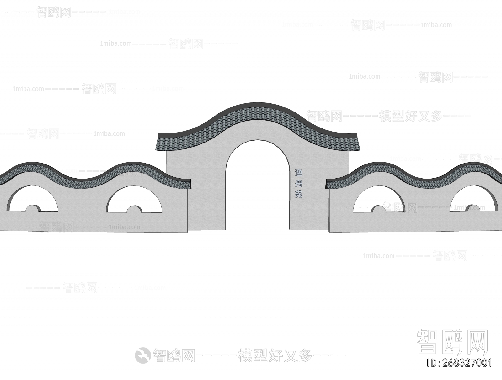 New Chinese Style Gate
