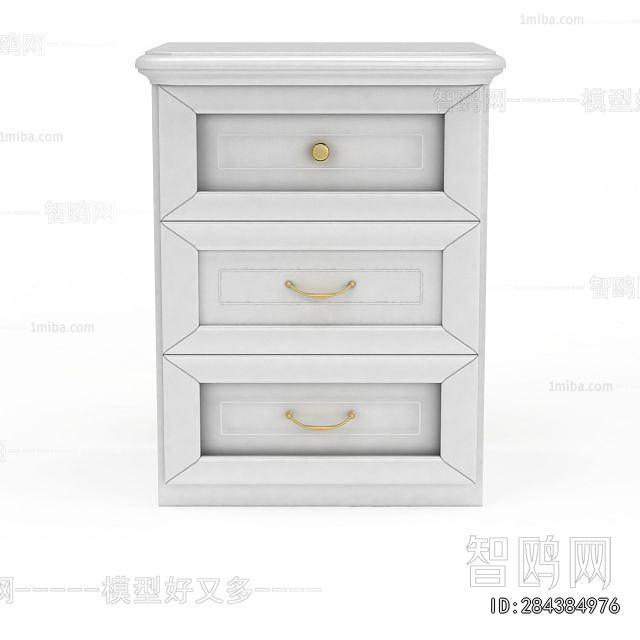 European Style Bedside Cupboard