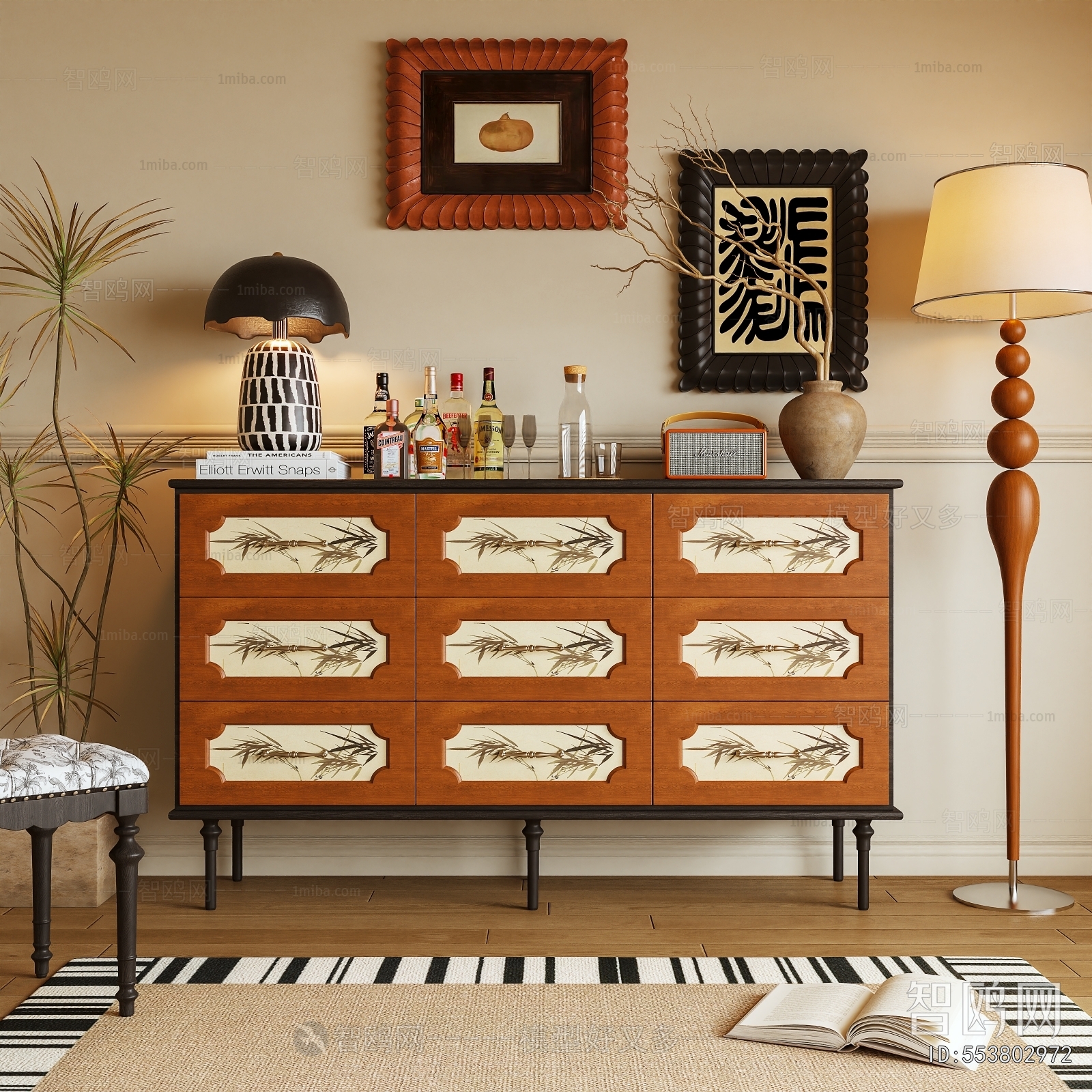 French Style TV Cabinet