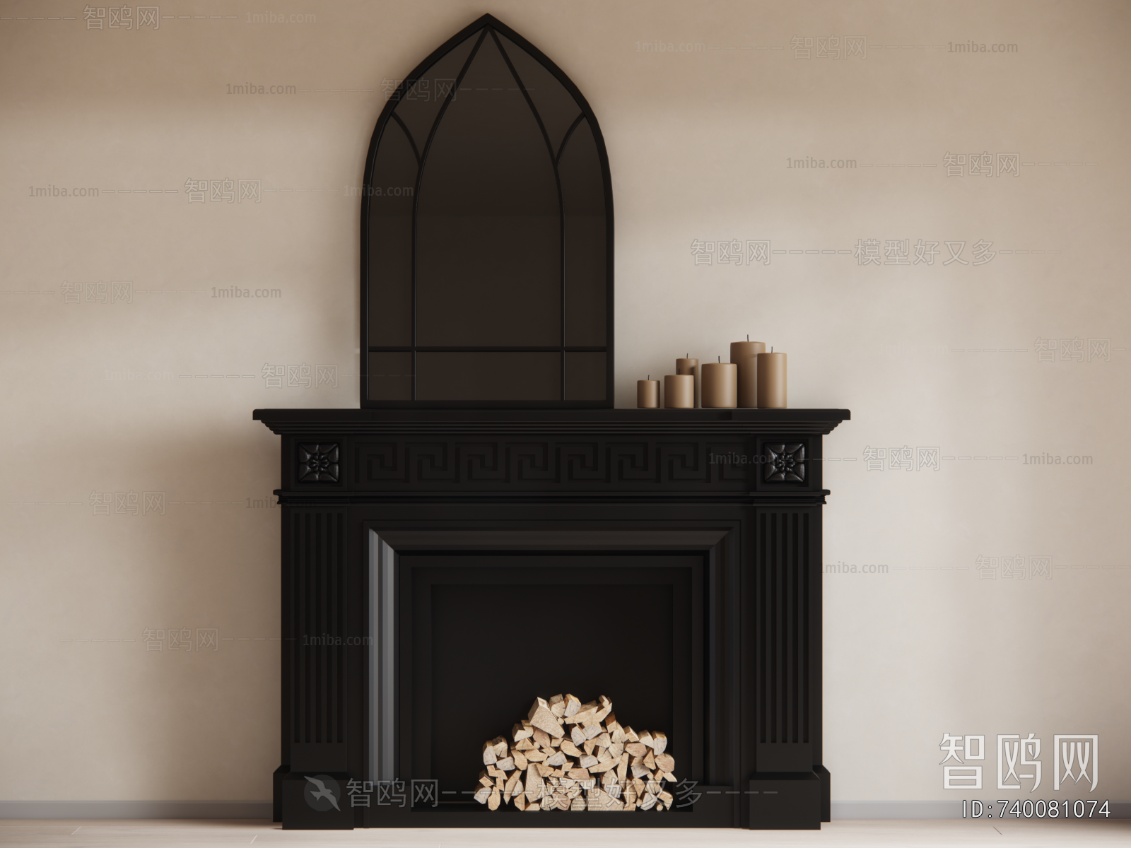 European Style Fireplace