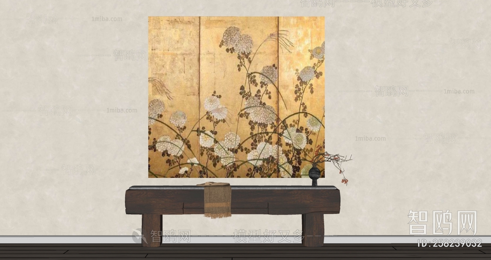 Wabi-sabi Style Bench