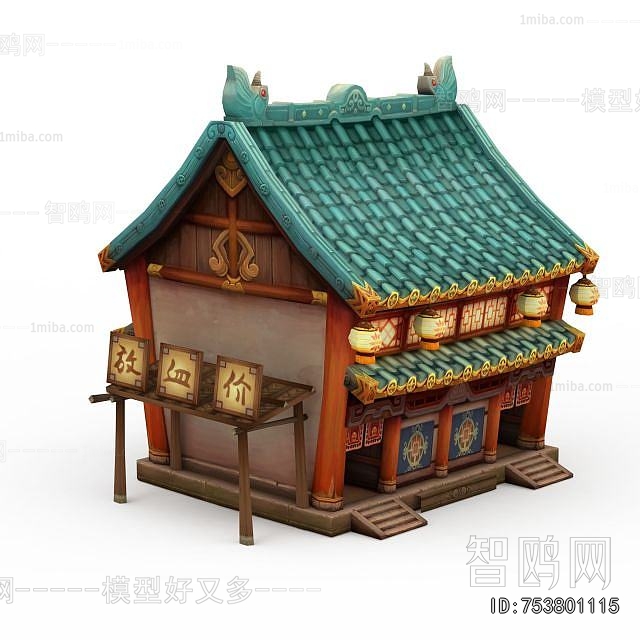 New Chinese Style Building Appearance