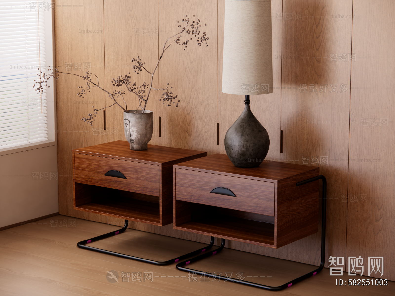 Modern Bedside Cupboard