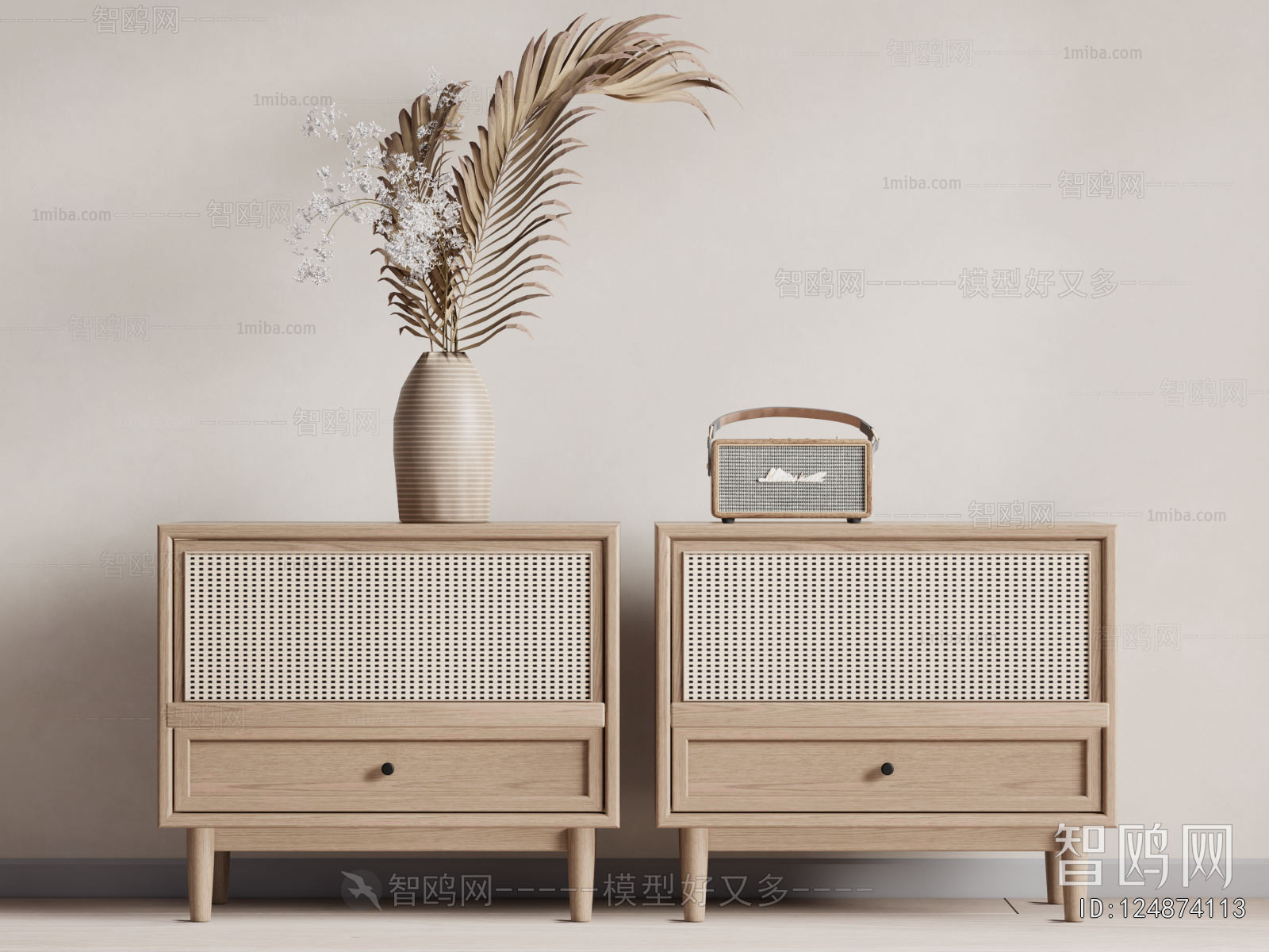 Modern Bedside Cupboard