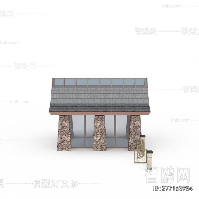 New Chinese Style Security Booth