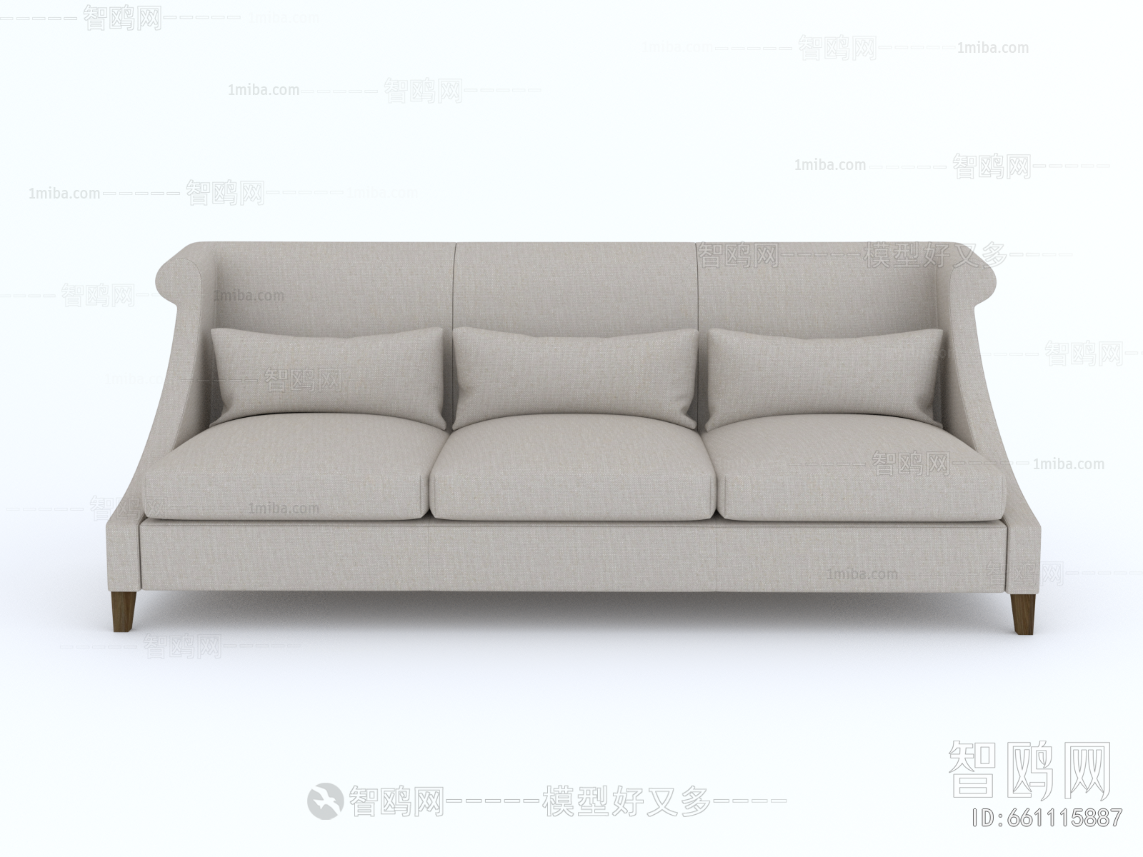 Modern Three-seat Sofa