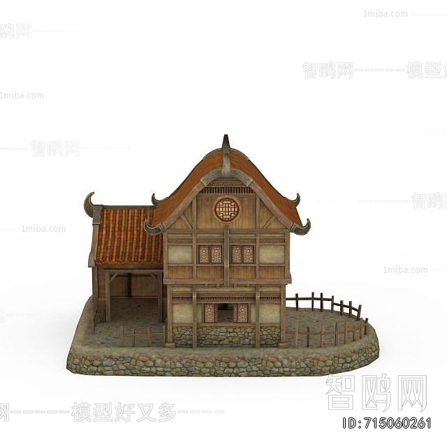 New Chinese Style Building Appearance